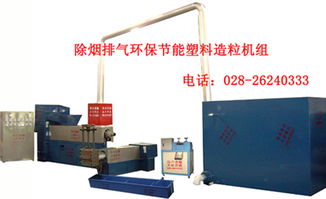 环保节能无烟型全自动塑料造粒机塑料颗粒机